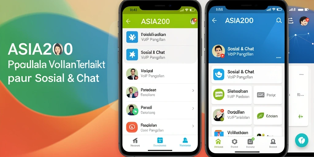 Antarmuka ASIA200 yang intuitif untuk VoIP Panggilan.