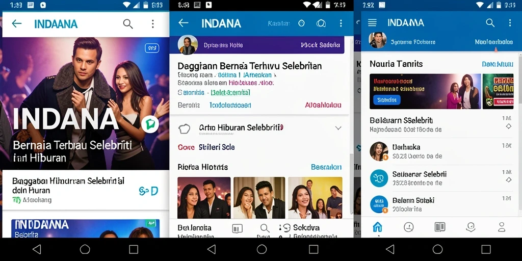 Tampilan antarmuka INDAAA yang modern dan menarik.