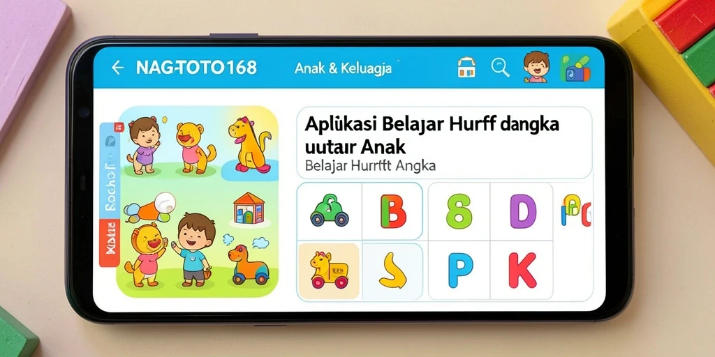 Antarmuka NAGATOTO168 yang menarik dan edukatif untuk anak.