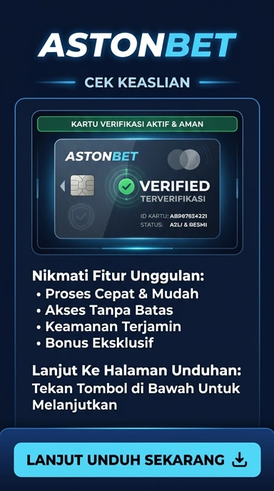 Tampilan kanal resmi astonbet